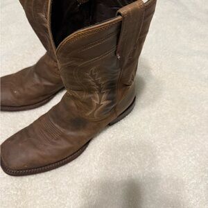 Tecovas Tan Leather Western Boots